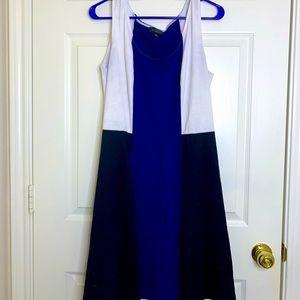 XL Blue, Black and White The Limited Dress